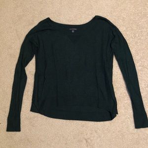 Dark green long sleeve sweater